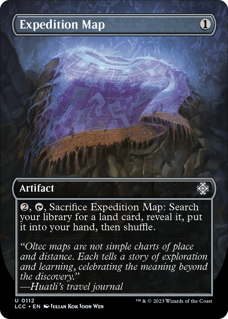 Expedition Map (Borderless) [The Lost Caverns of Ixalan Commander] | Boutique FDB TCG