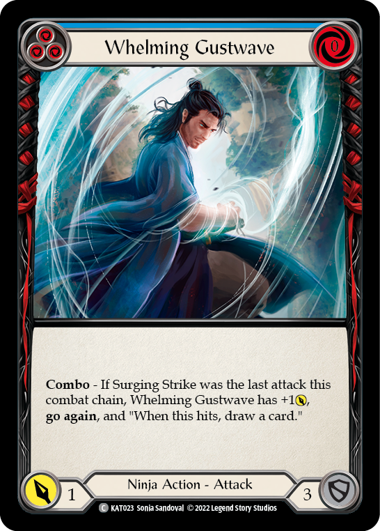 Whelming Gustwave (Blue) [KAT023] (Outsiders Katsu Blitz Deck) | Boutique FDB TCG