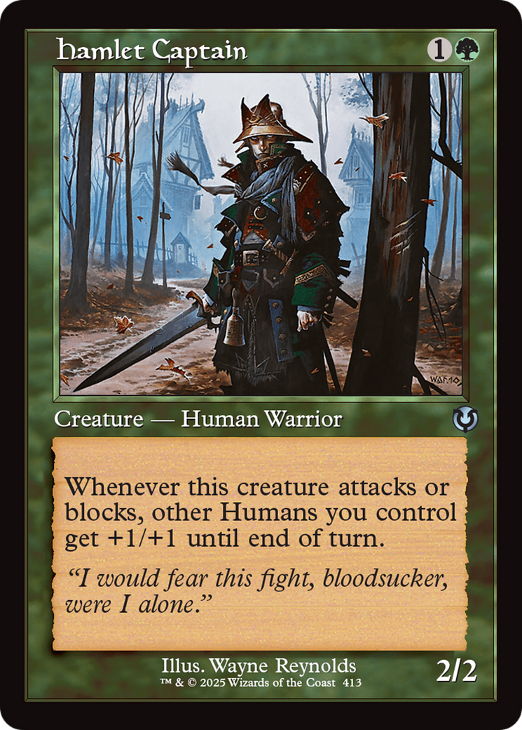 Hamlet Captain (Retro Frame) [Innistrad Remastered] | Boutique FDB TCG