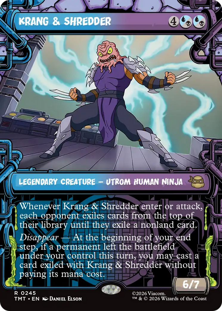 Krang & Shredder (Showcase) [Teenage Mutant Ninja Turtles] | Boutique FDB TCG
