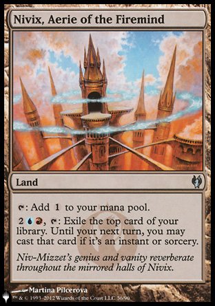 Nivix, Aerie of the Firemind [The List] | Boutique FDB TCG