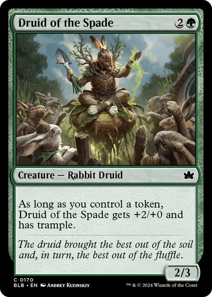 Druid of the Spade [Bloomburrow] | Boutique FDB TCG