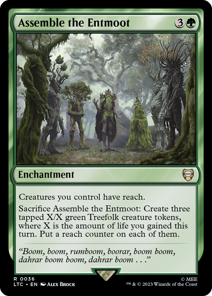 Assemble the Entmoot [The Lord of the Rings: Tales of Middle-Earth Commander] | Boutique FDB TCG