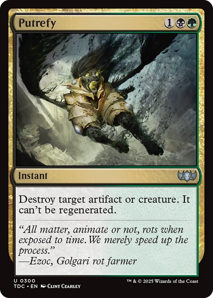 Putrefy [Tarkir: Dragonstorm Commander] | Boutique FDB TCG