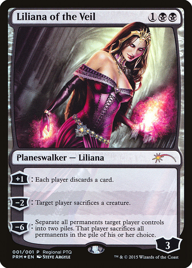 Liliana of the Veil (Regional PTQ) [Pro Tour Promos] | Boutique FDB TCG