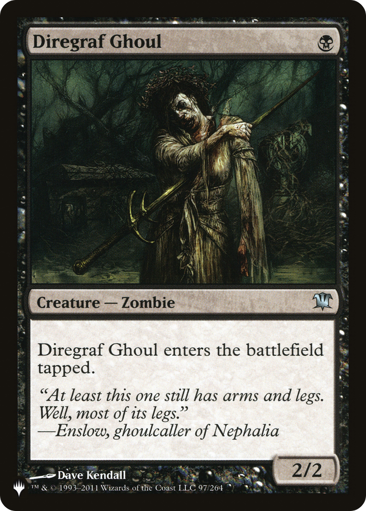 Diregraf Ghoul [The List Reprints] | Boutique FDB TCG