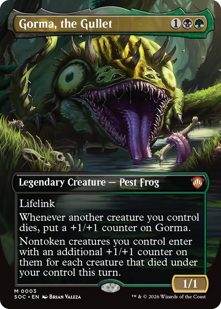 Gorma, the Gullet (Borderless) [Secrets of Strixhaven Commander] | Boutique FDB TCG