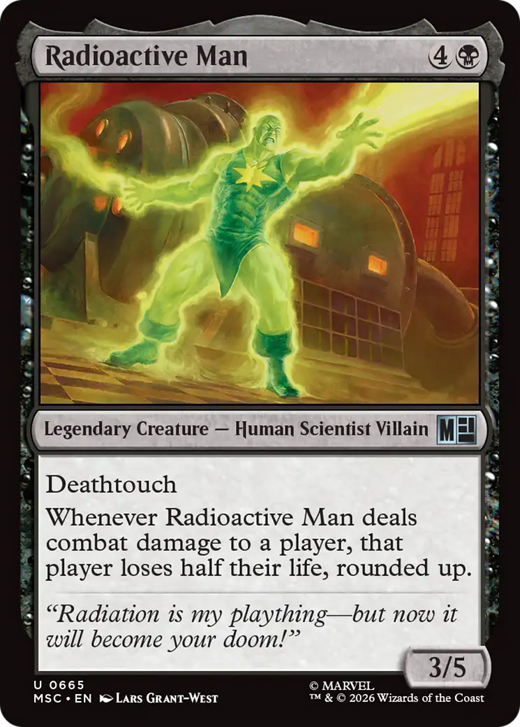 Radioactive Man [Marvel Super Heroes Commander] | Boutique FDB TCG