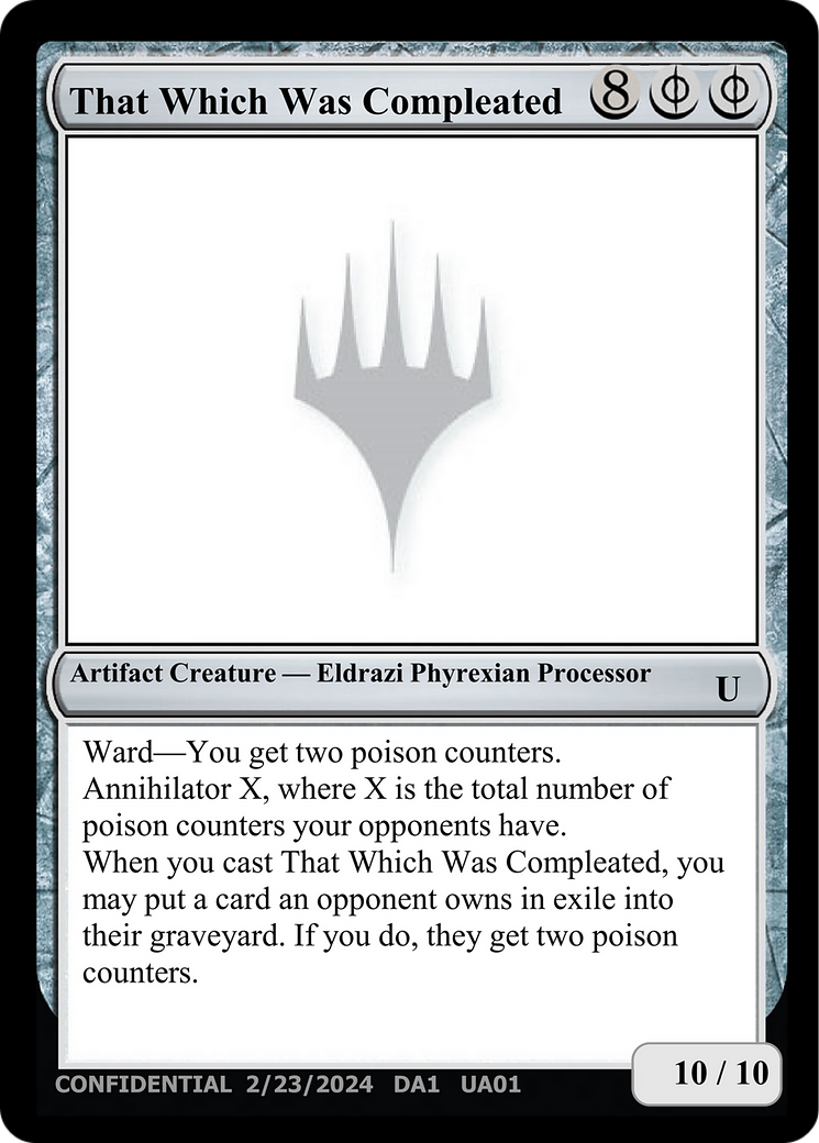 That Which Was Compleated [Unknown Event] | Boutique FDB TCG