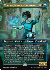 Zimone, Mystery Unraveler (Borderless) [Duskmourn: House of Horror Commander] | Boutique FDB TCG