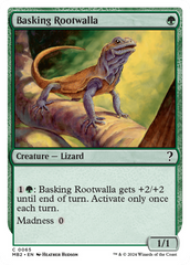 Basking Rootwalla (White Border) [Mystery Booster 2] | Boutique FDB TCG