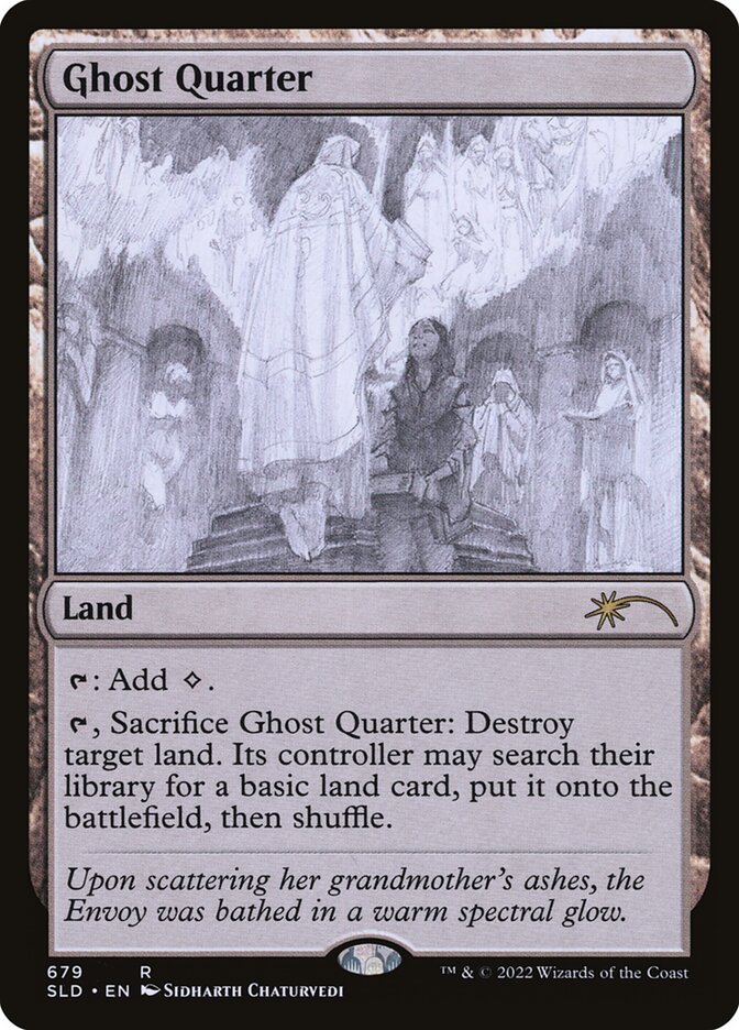 Ghost Quarter (Sketch) [Secret Lair Drop Promos] | Boutique FDB TCG
