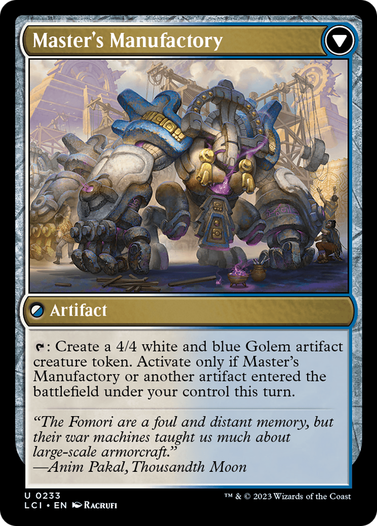 Master's Guide-Mural // Master's Manufactory [The Lost Caverns of Ixalan] | Boutique FDB TCG