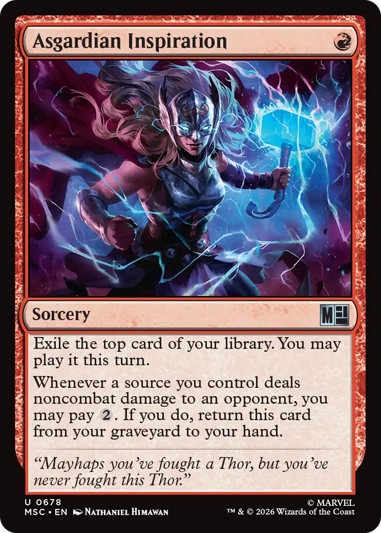 Asgardian Inspiration [Marvel Super Heroes Commander] | Boutique FDB TCG