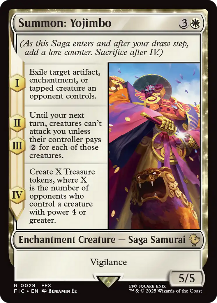 Summon: Yojimbo [FINAL FANTASY Commander] | Boutique FDB TCG