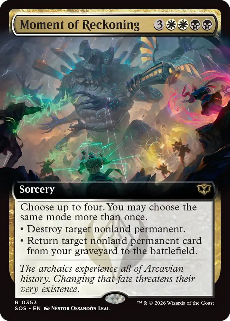 Moment of Reckoning (Extended Art) [Secrets of Strixhaven] | Boutique FDB TCG