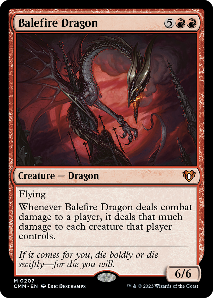 Balefire Dragon [Commander Masters] | Boutique FDB TCG