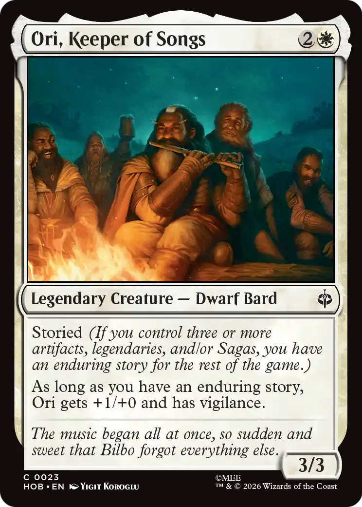 Ori, Keeper of Songs [The Hobbit] | Boutique FDB TCG