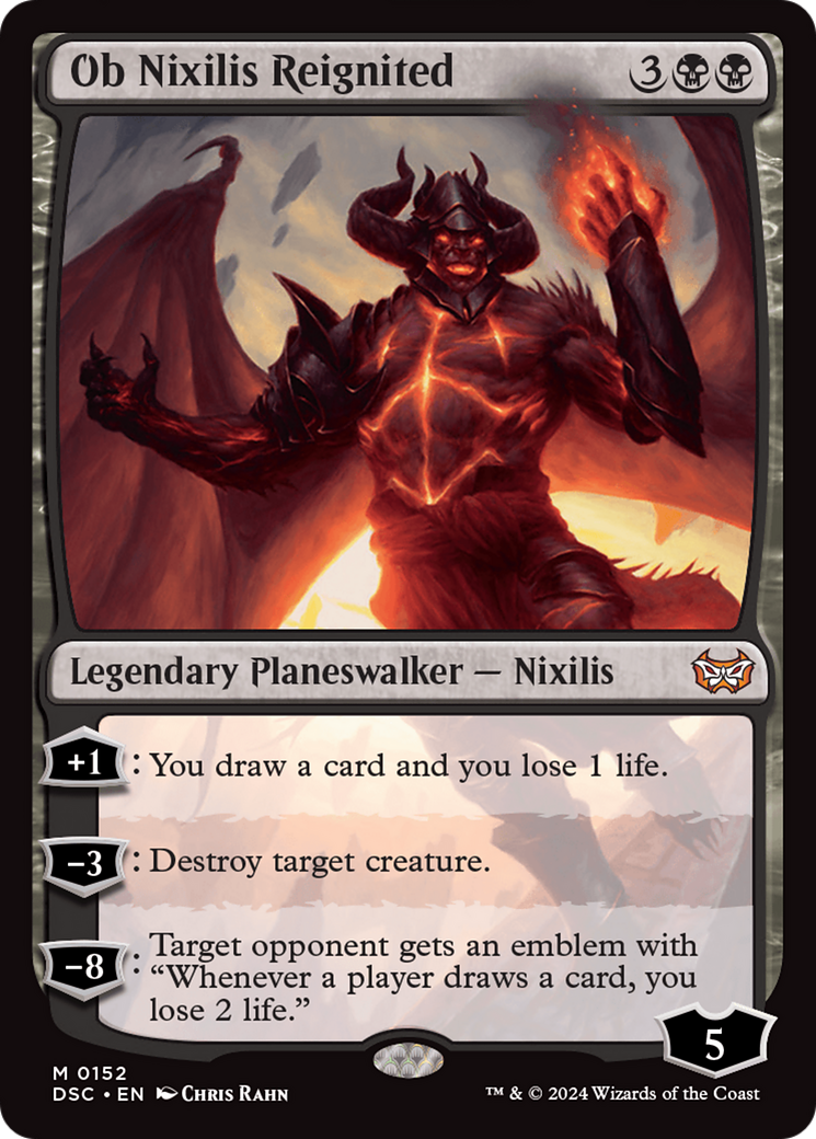 Ob Nixilis Reignited [Duskmourn: House of Horror Commander] | Boutique FDB TCG