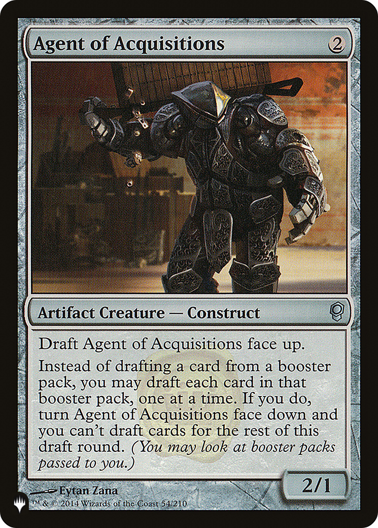 Agent of Acquisitions [The List Reprints] | Boutique FDB TCG