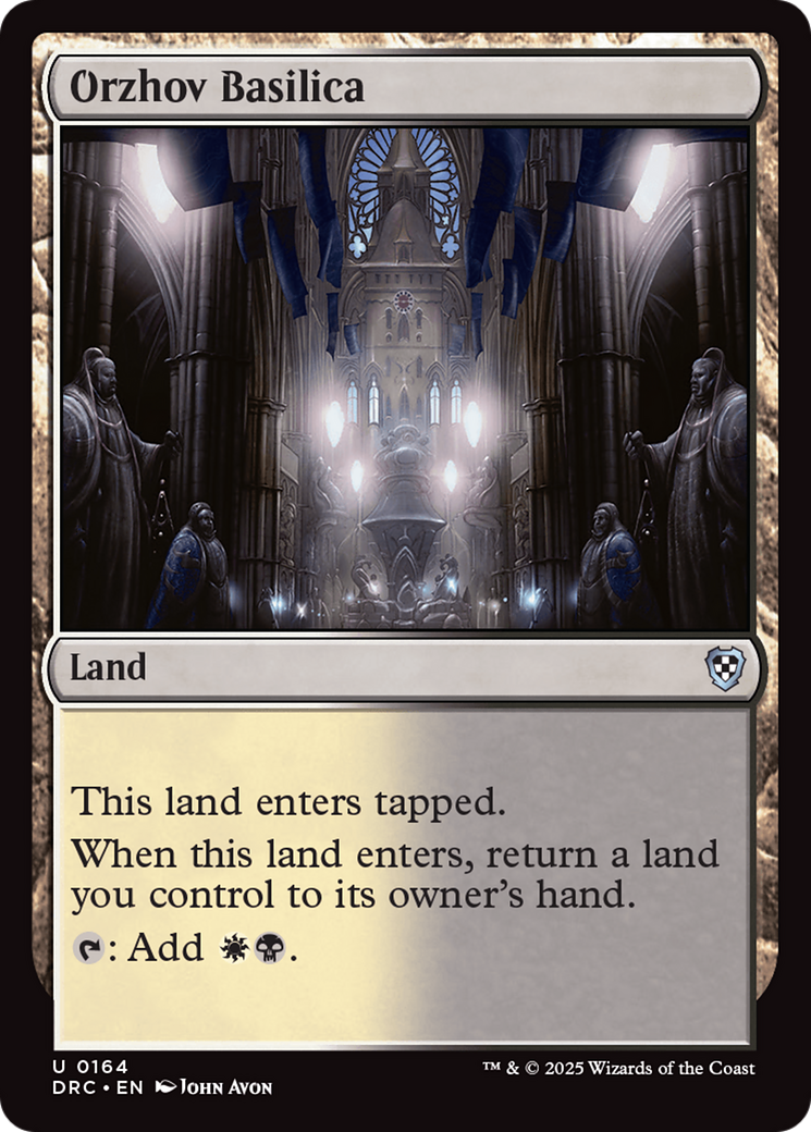 Orzhov Basilica [Aetherdrift Commander] | Boutique FDB TCG