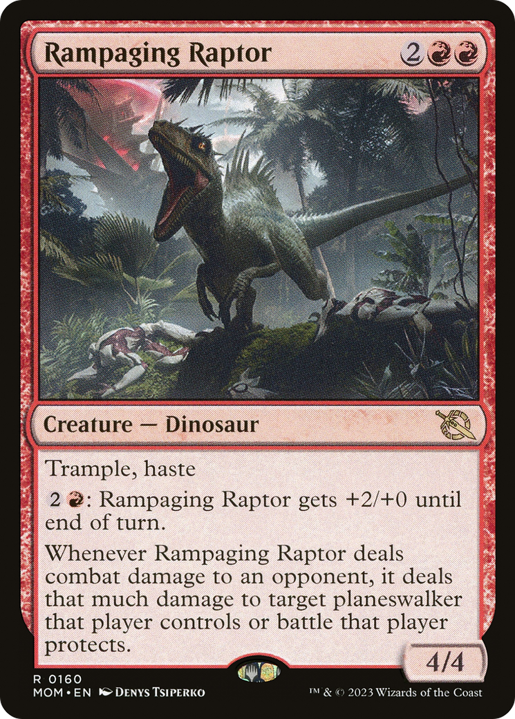 Rampaging Raptor [March of the Machine] | Boutique FDB TCG
