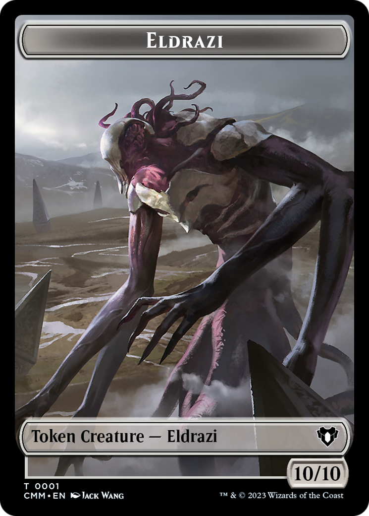 Eldrazi // Phyrexian Germ Double-Sided Token [Commander Masters Tokens] | Boutique FDB TCG