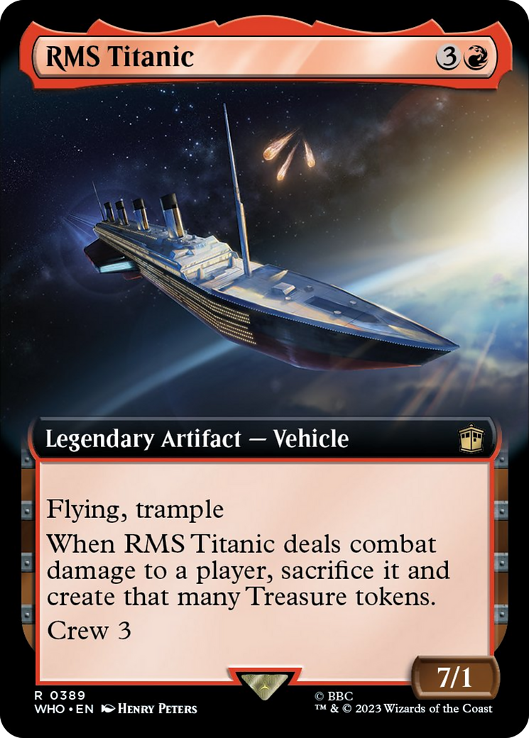 RMS Titanic (Extended Art) [Doctor Who] | Boutique FDB TCG