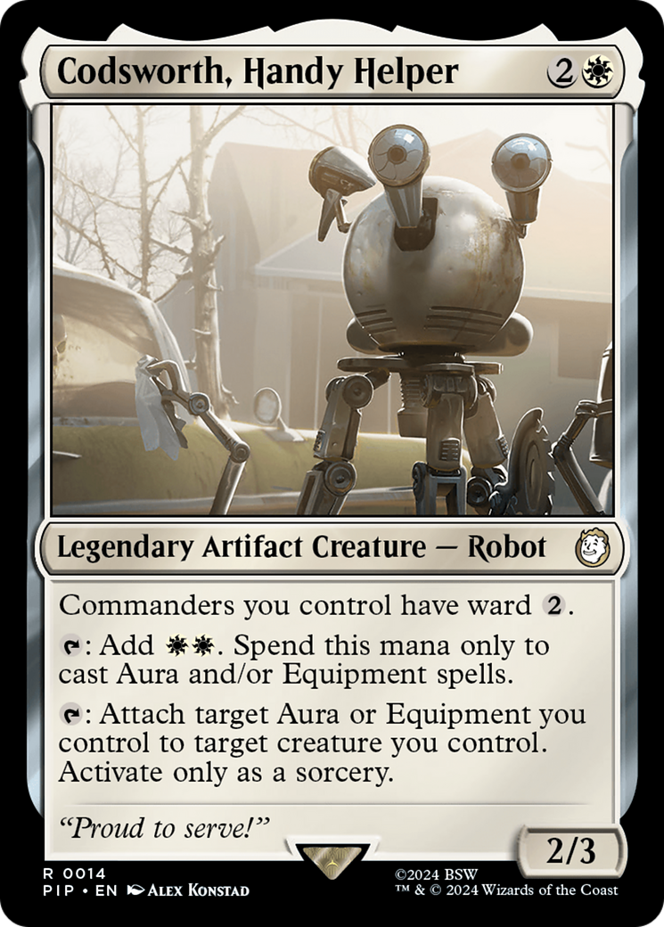 Codsworth, Handy Helper [Fallout] | Boutique FDB TCG