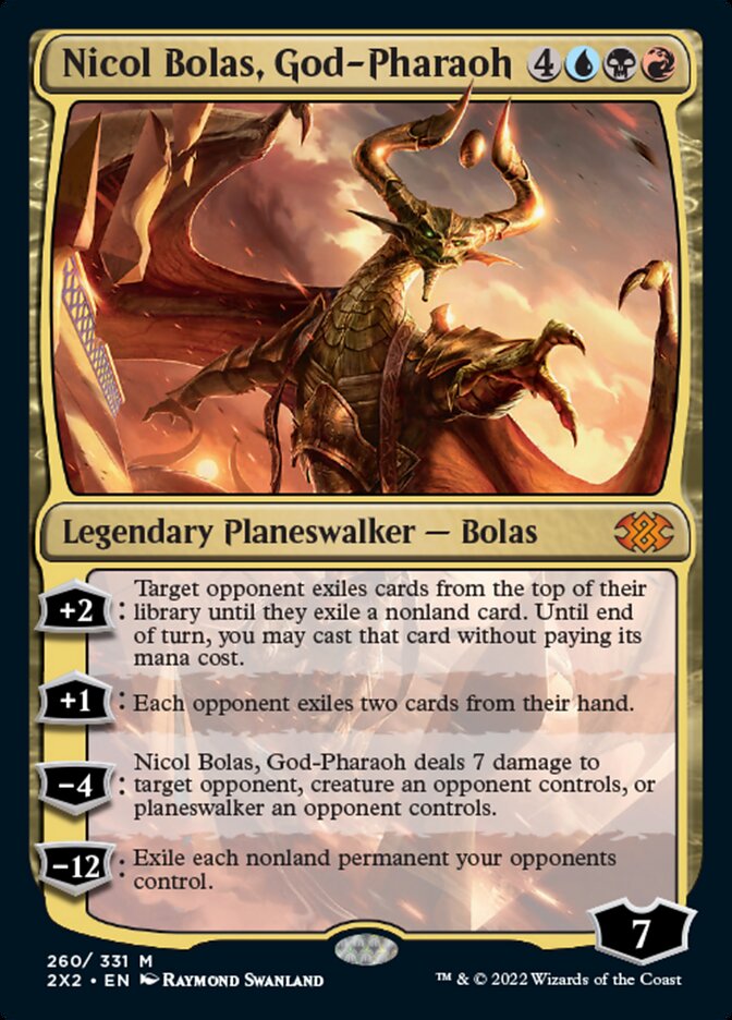 Nicol Bolas, God-Pharaoh [Double Masters 2022] | Boutique FDB TCG