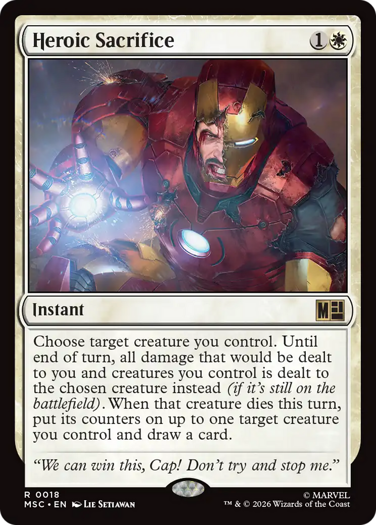 Heroic Sacrifice [Marvel Super Heroes Commander] | Boutique FDB TCG