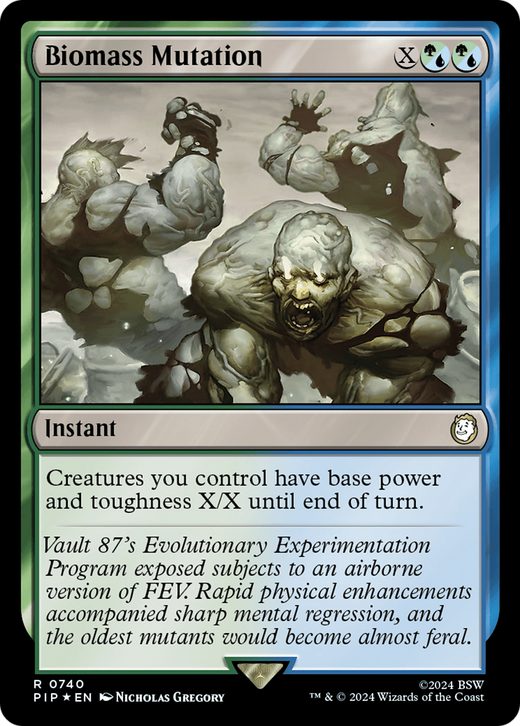 Biomass Mutation (Surge Foil) [Fallout] | Boutique FDB TCG