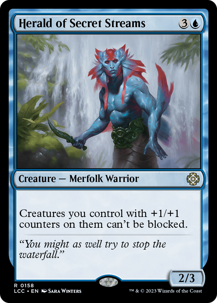 Herald of Secret Streams [The Lost Caverns of Ixalan Commander] | Boutique FDB TCG