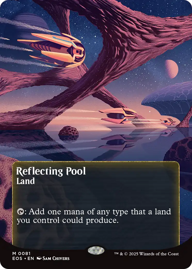 Reflecting Pool (0081) (Borderless) [Edge of Eternities: Stellar Sights] | Boutique FDB TCG