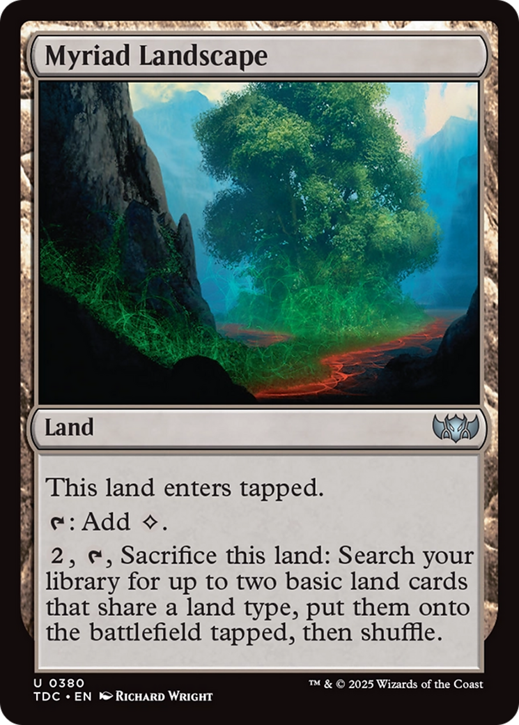 Myriad Landscape [Tarkir: Dragonstorm Commander] | Boutique FDB TCG