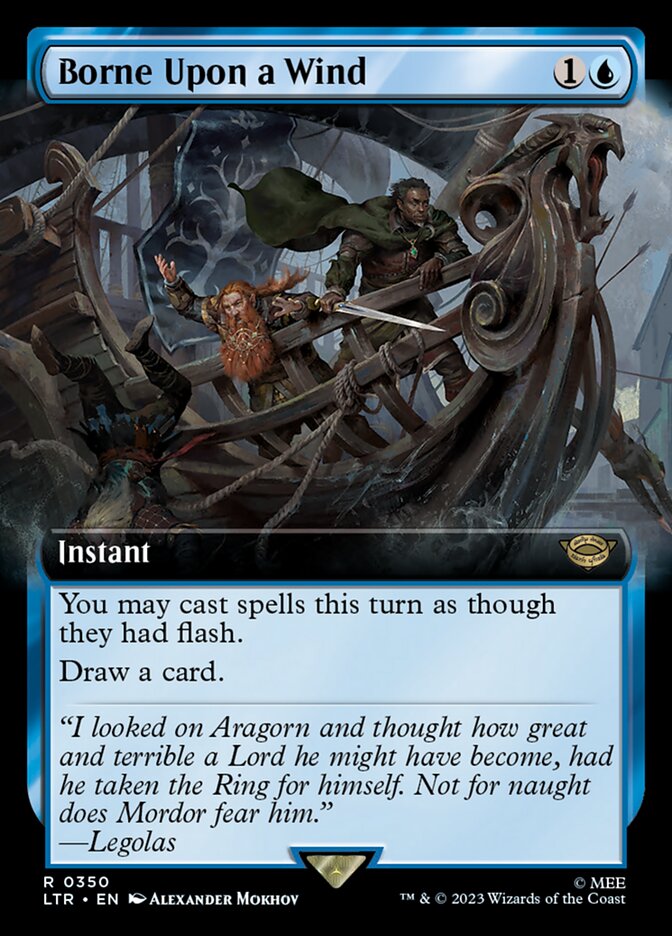 Borne Upon a Wind (Extended Art) [The Lord of the Rings: Tales of Middle-Earth] | Boutique FDB TCG