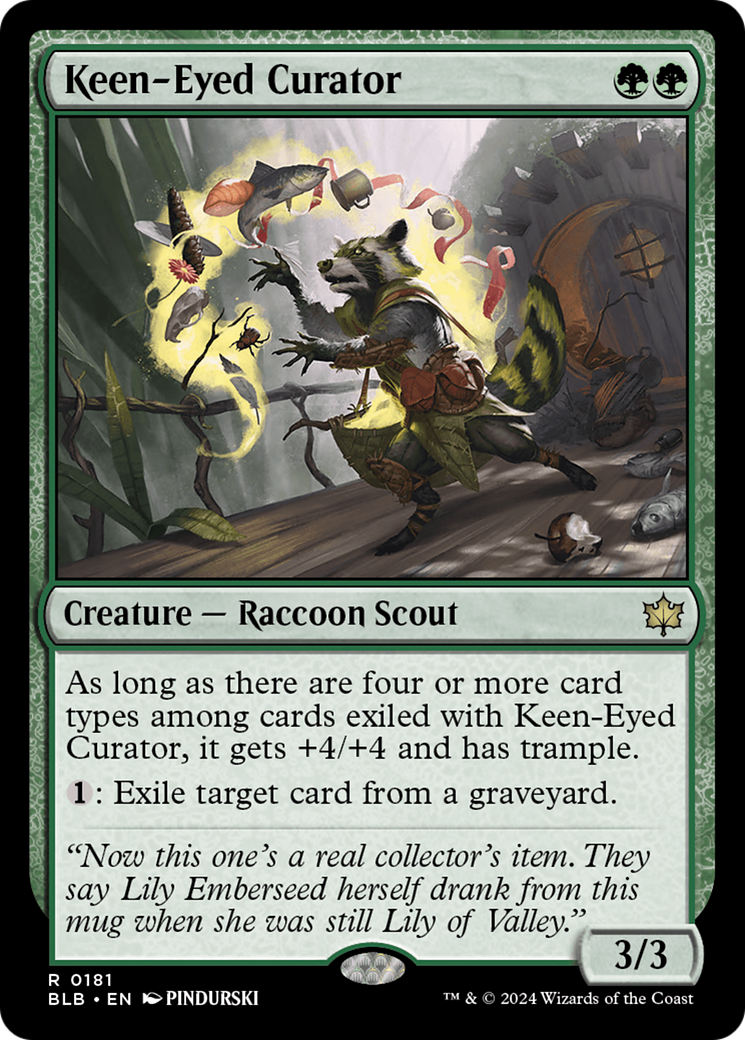 Keen-Eyed Curator [Bloomburrow] | Boutique FDB TCG