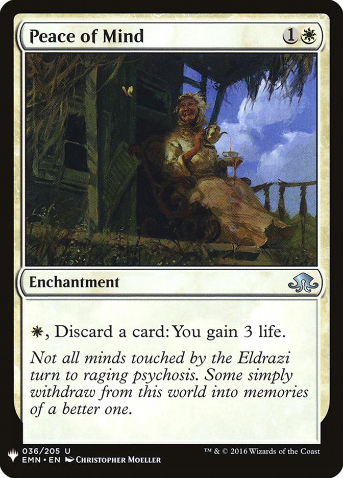 Peace of Mind [Mystery Booster] | Boutique FDB TCG
