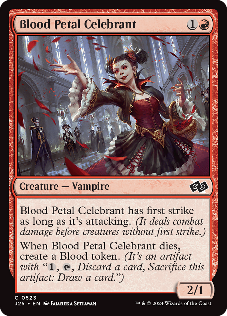 Blood Petal Celebrant [Foundations Jumpstart] | Boutique FDB TCG