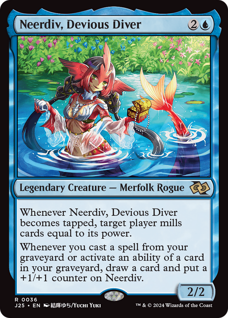 Neerdiv, Devious Diver (Anime) [Foundations Jumpstart] | Boutique FDB TCG
