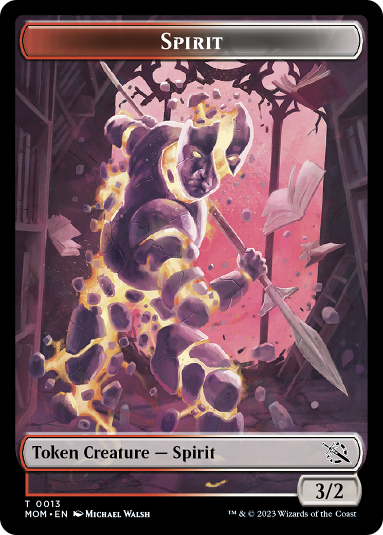 Spirit Token (13) [March of the Machine Tokens] | Boutique FDB TCG