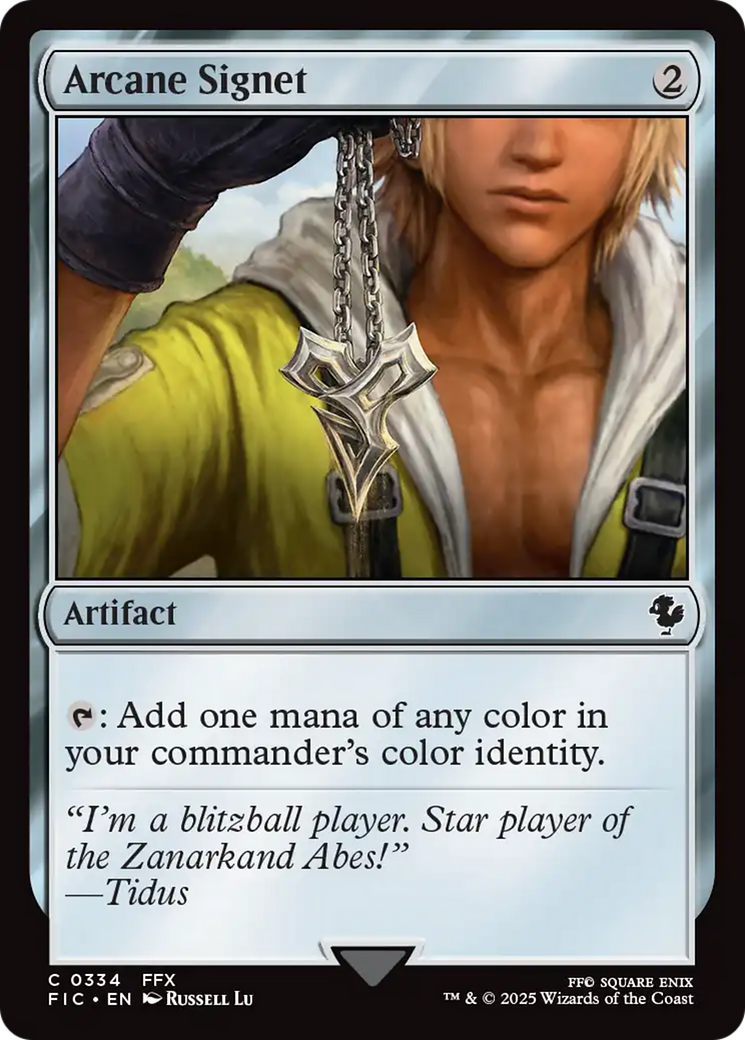 Arcane Signet (0334) [FINAL FANTASY Commander] | Boutique FDB TCG