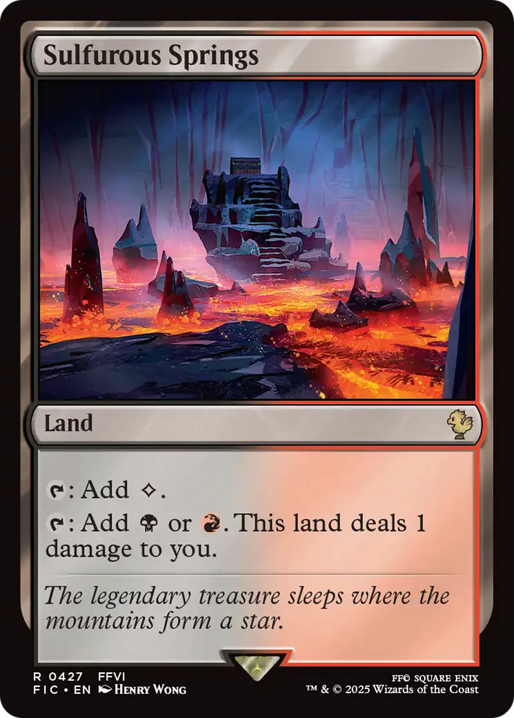 Sulfurous Springs [FINAL FANTASY Commander] | Boutique FDB TCG
