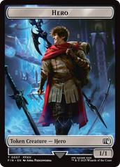 Hero (0002) // Hero (0007) Double-Sided Token [FINAL FANTASY Tokens] | Boutique FDB TCG