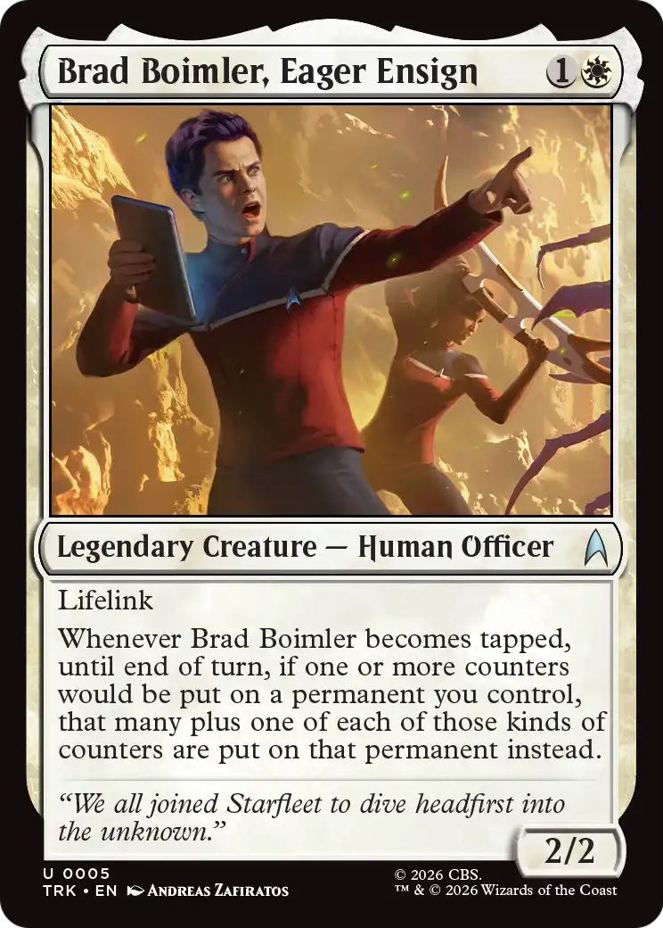 Brad Boimler, Eager Ensign [Star Trek] | Boutique FDB TCG