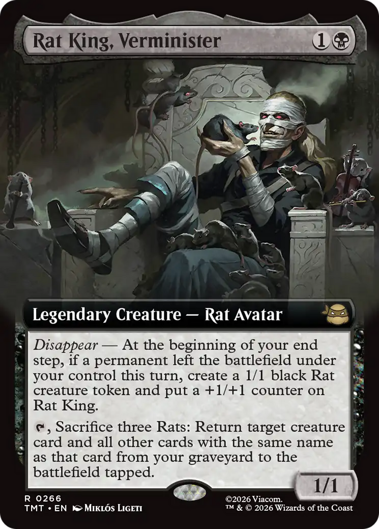 Rat King, Verminister (Extended Art) [Teenage Mutant Ninja Turtles] | Boutique FDB TCG