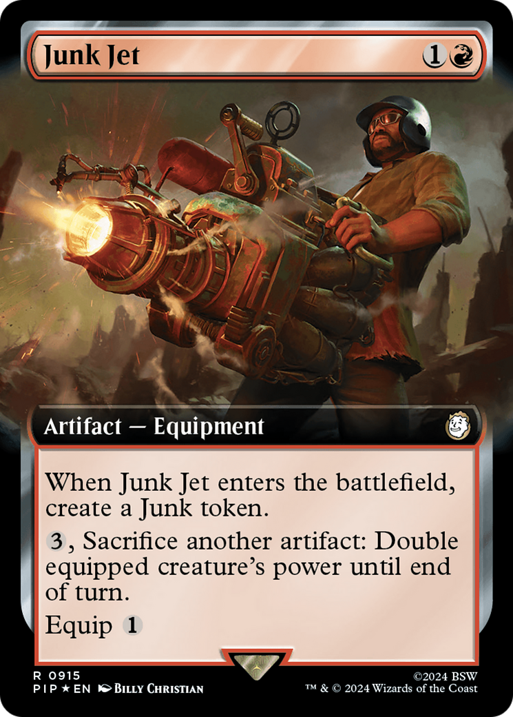 Junk Jet (Extended Art) (Surge Foil) [Fallout] | Boutique FDB TCG