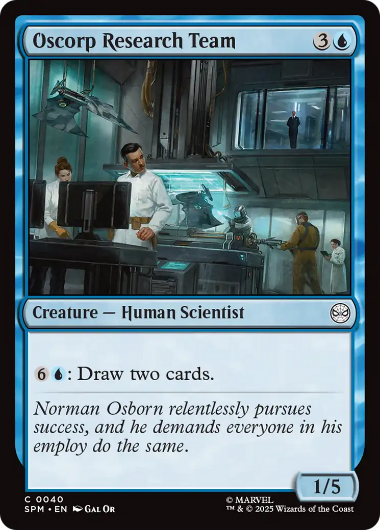 Oscorp Research Team [Marvel's Spider-Man] | Boutique FDB TCG