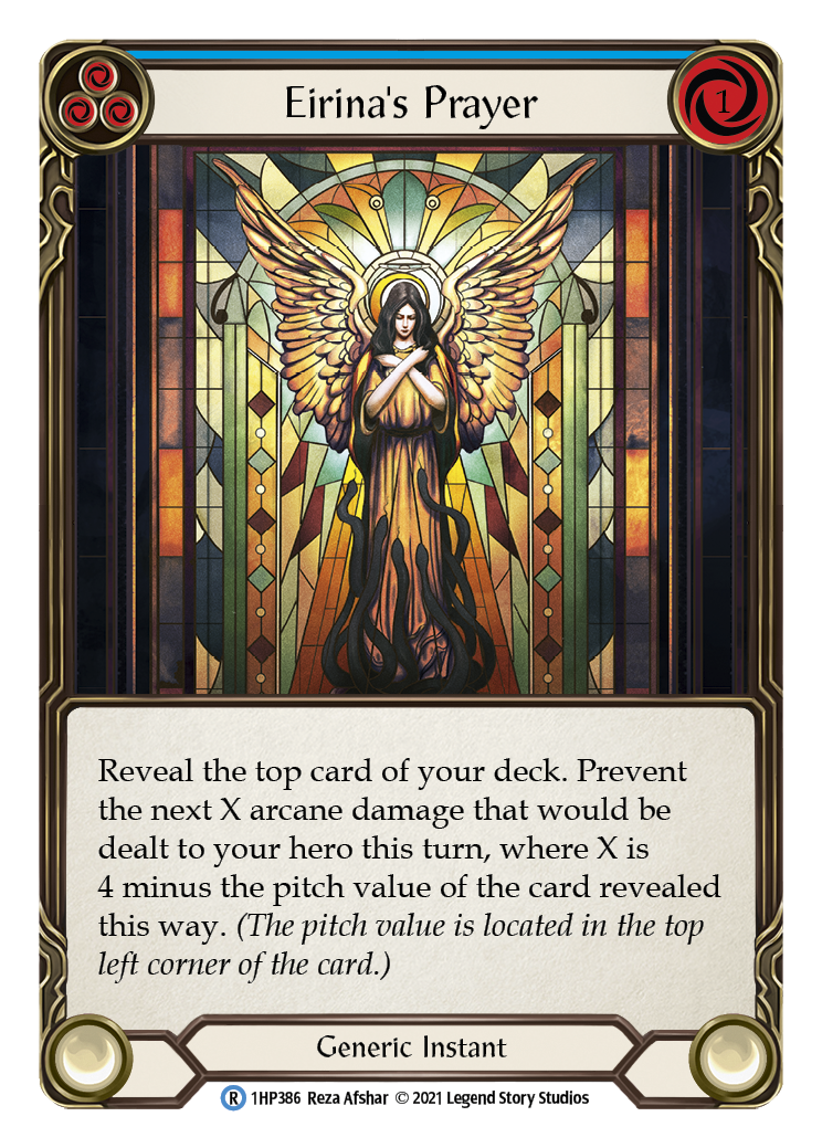 Eirina's Prayer (Blue) [1HP386] (History Pack 1) | Boutique FDB TCG