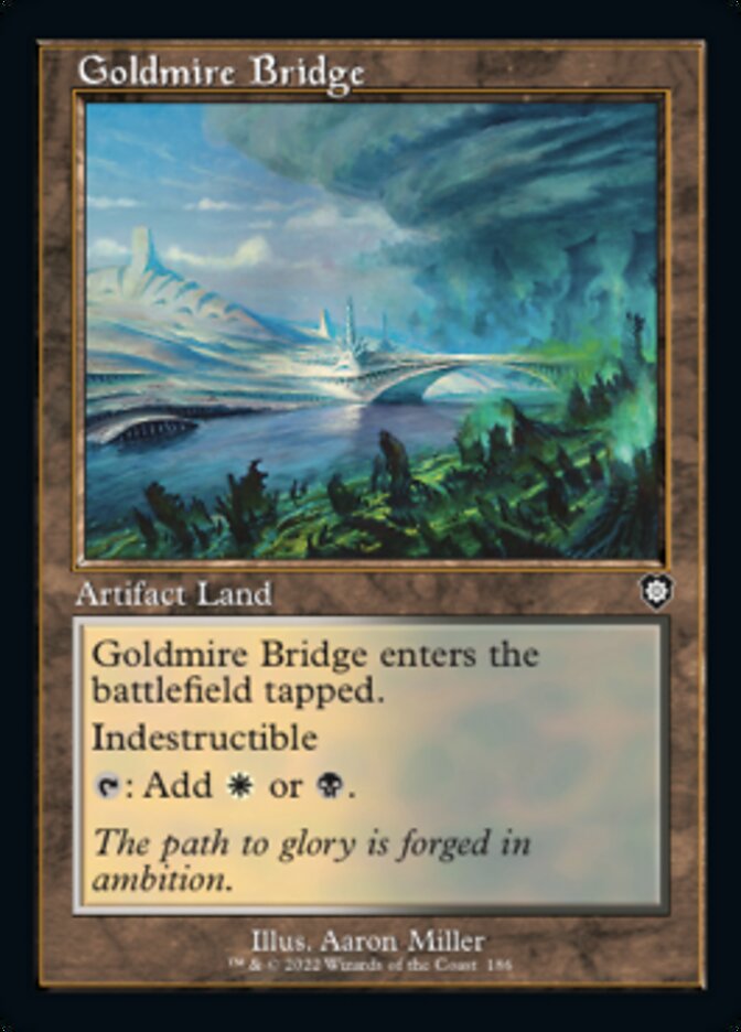 Goldmire Bridge (Retro) [The Brothers' War Commander] | Boutique FDB TCG